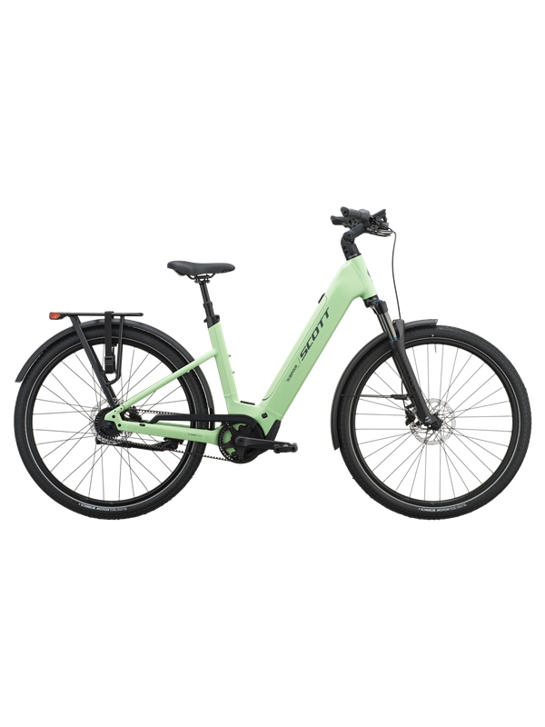 ELEKTRIČNO MESTNO KOLO SCOTT SUB TOUR 10 WAVE PARADISE GREEN 2027