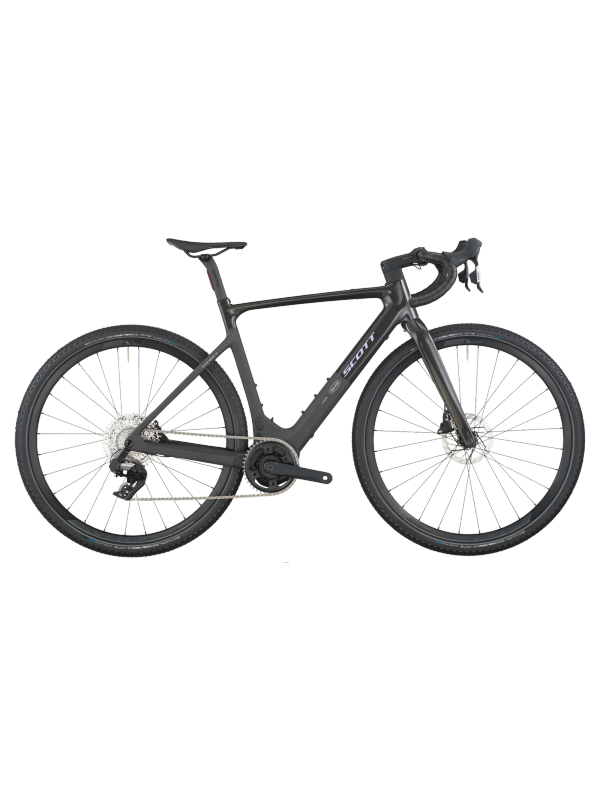 ELEKTRIČNO KOLO SCOTT SOLACE GRAVEL 30 CARBON BLACK 2027